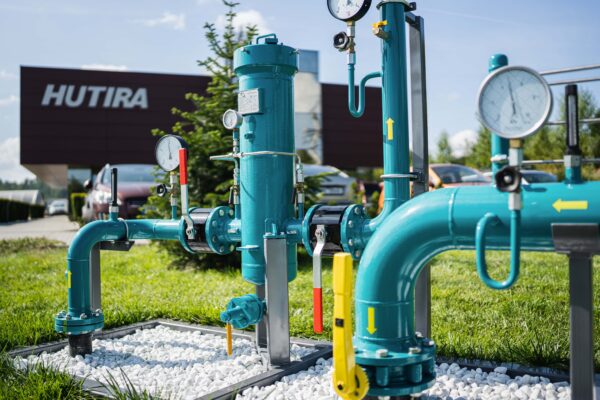Areál společnosti HUTIRA – BRNO v Popůvkách zdobí nová regulační stanice