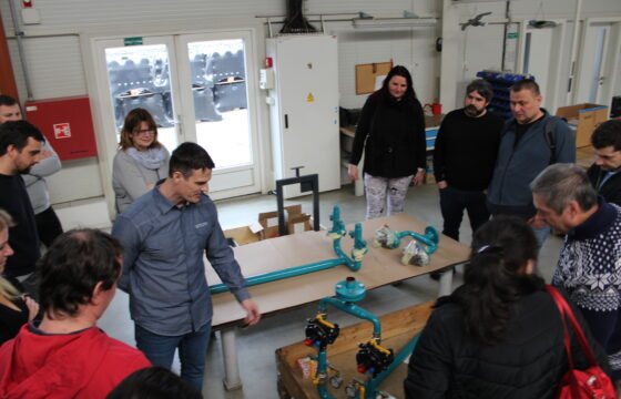 Theory and practice all in one. We welcomed employees from GasNet in our training centre | HUTIRA