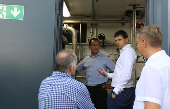 Litomyšl Welcomes Important Visitor. Minister of the Environment Petr Hladík Visits Biomethane Plant | HUTIRA
