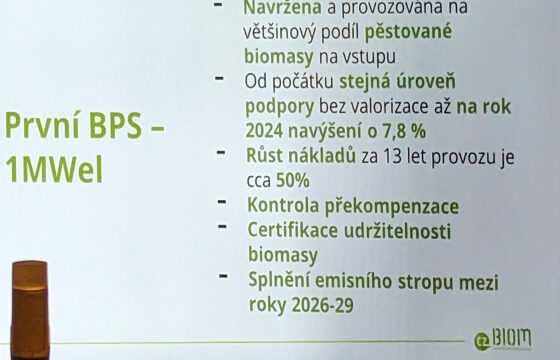 Biometan už i v Poslanecké sněmovně | HUTIRA