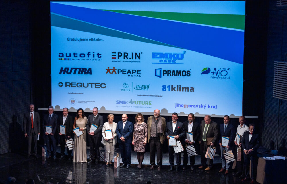 Competition of small and medium-sized enterprises – we are among the ten most successful companies in the South Moravian Region | HUTIRA