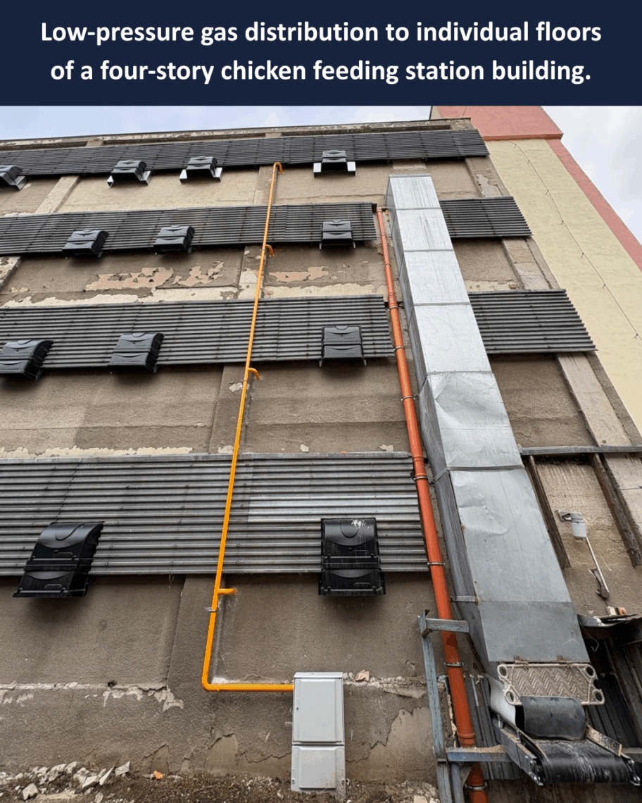 We executed complete gas distribution system for a&nbsp;new poultry farm in Pohořelice | HUTIRA