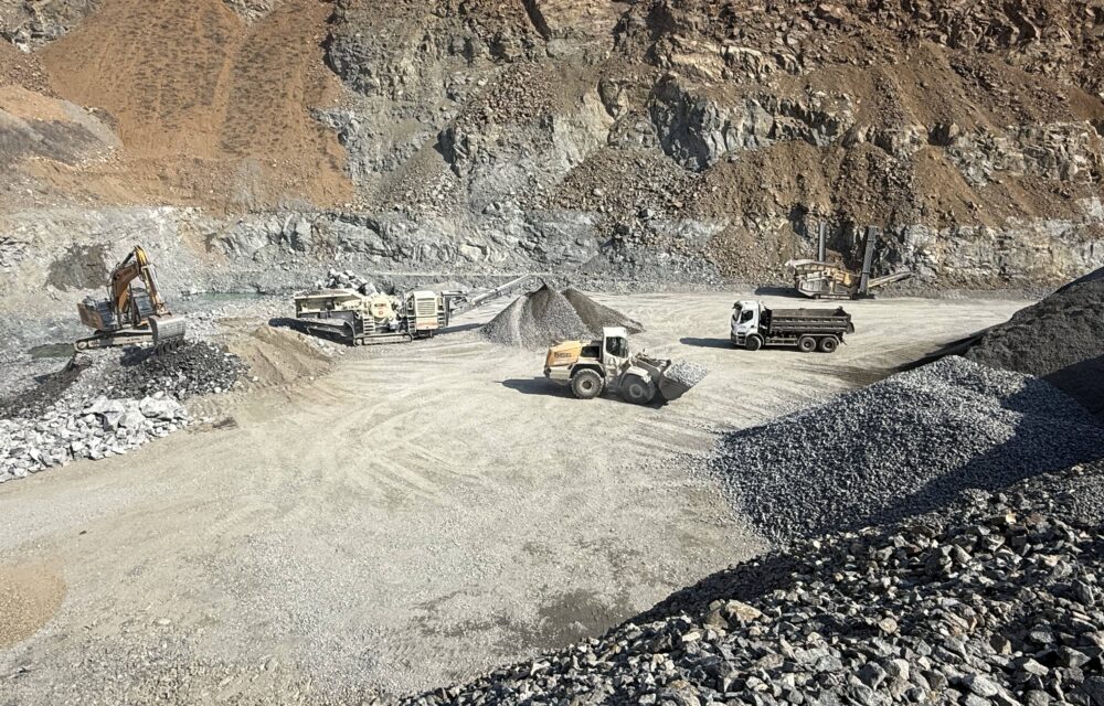 Kamenivo z&nbsp;lomu Omice putuje na stavbu tramvajové tratě Brno–Bystrc | HUTIRA