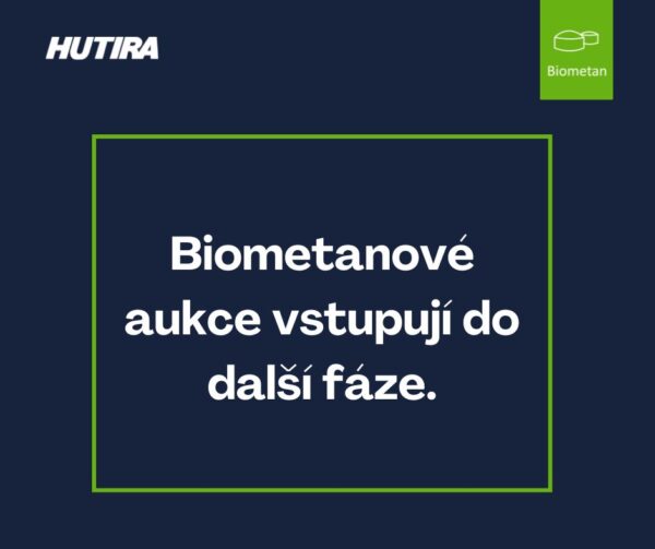 Biometanové aukce vstupují do další fáze