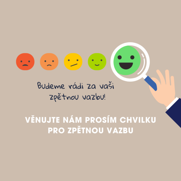 Vaše zpětná vazba nám pomáhá růst
